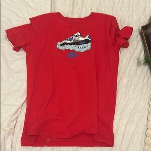 Nike Red and Blue Short Sleeve Tee